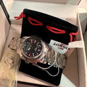 Tissot Titanium T-Touch Smart Watch needs battery and new clasp for band